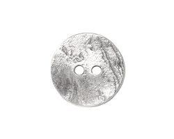 Mykonos Antique Silver (plated) Large Etched Button 20mm