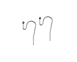 Stainless Steel Earwire w/ 2mm Ball
