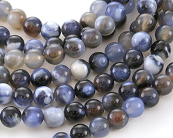 Storm Line Agate Round 8mm