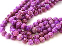 Pink Crazy Lace Calcite Round 8mm