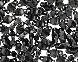 TOHO Cradle Bead Jet Vertical 2-Hole 6x10mm