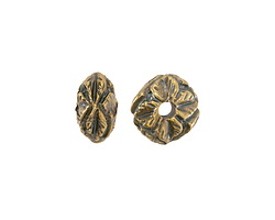 Mykonos Antique Brass (plated) Foliage Spacer 8x12mm