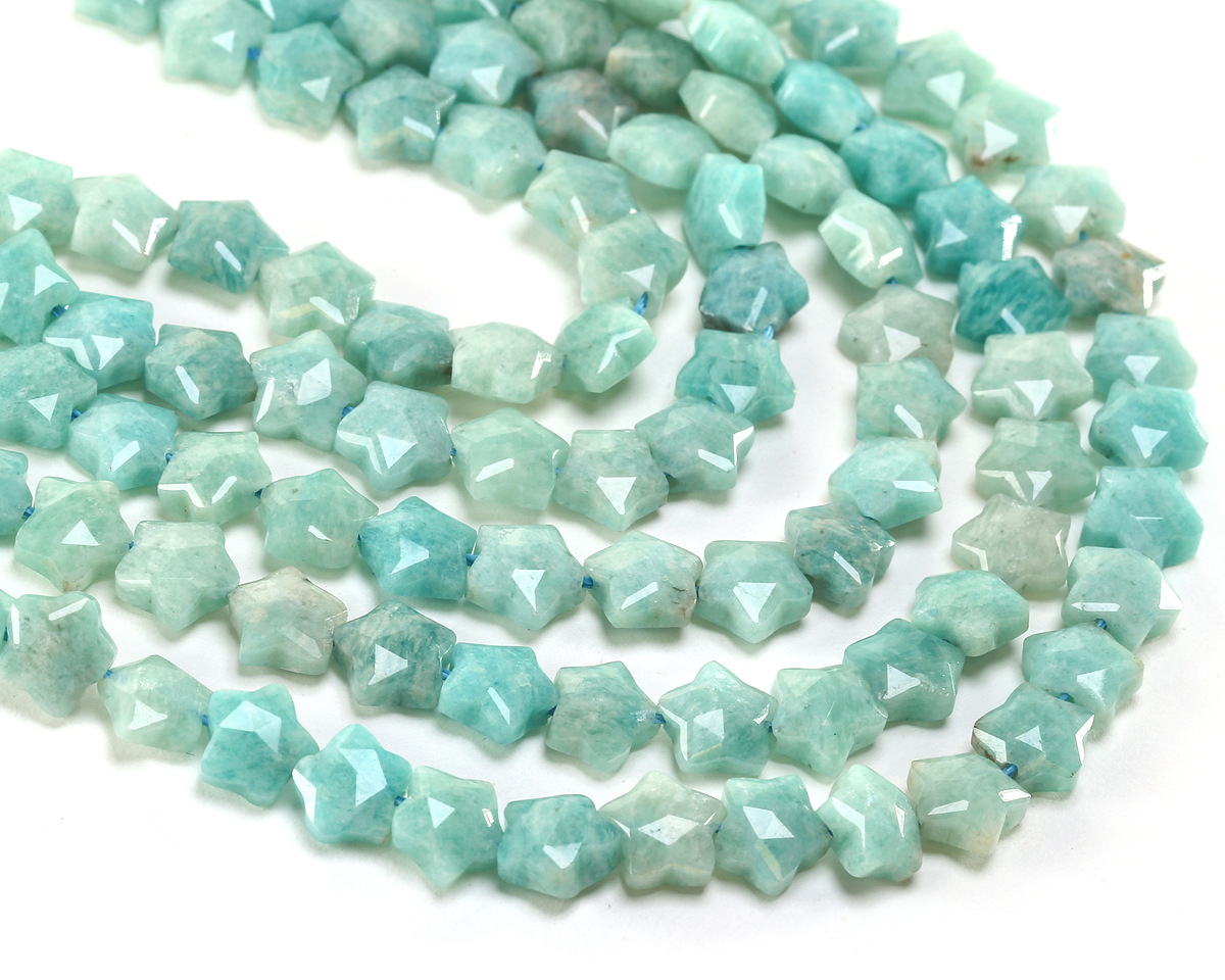 Brazil Amazonite Microfaceted Star 8mm