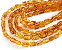 Dendritic Red Amber (A) Irregular Rectangle 5-7x7-11mm