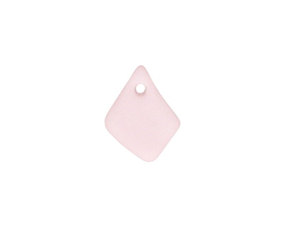 Blossom Pink Beach-Style Glass Small Freeform Drop 6-12x11-15mm