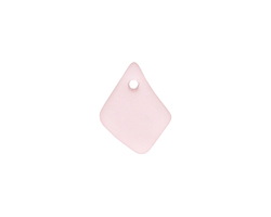 Blossom Pink Beach-Style Glass Small Freeform Drop 6-12x11-15mm