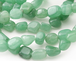 Green Aventurine (A) Tumbled Nugget 6-8mm