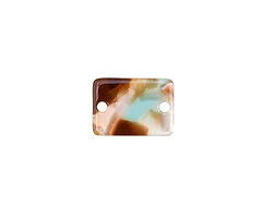 Zola Elements Mermaid Acetate Rectangle Link 14x10mm