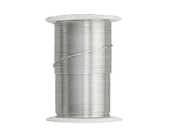 Beadalon ColourCraft Wire Tarnish Resistant Silver 22 gauge, 20 Yards