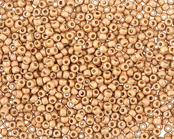 TOHO PermaFinish Galvanized (Matte) Rose Gold Round 11/0 Seed Bead