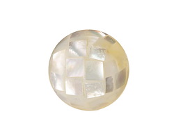 Mother of Pearl Mosaic Shell Round 20mm