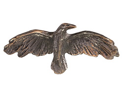 Green Girl Shibuichi Large Raven 80x38mm