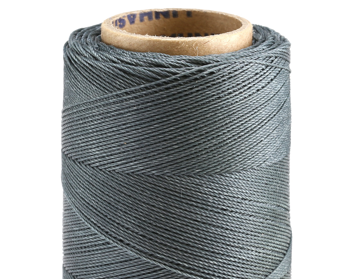 Linhasita Slate Gray (209) Waxed Polyester Cord PE-1 0.35mm