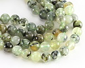 Green Tourmalinated Quartz (B) Round 8mm
