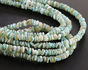 Sea Green Turbo Shell Irregular Heishi 5mm