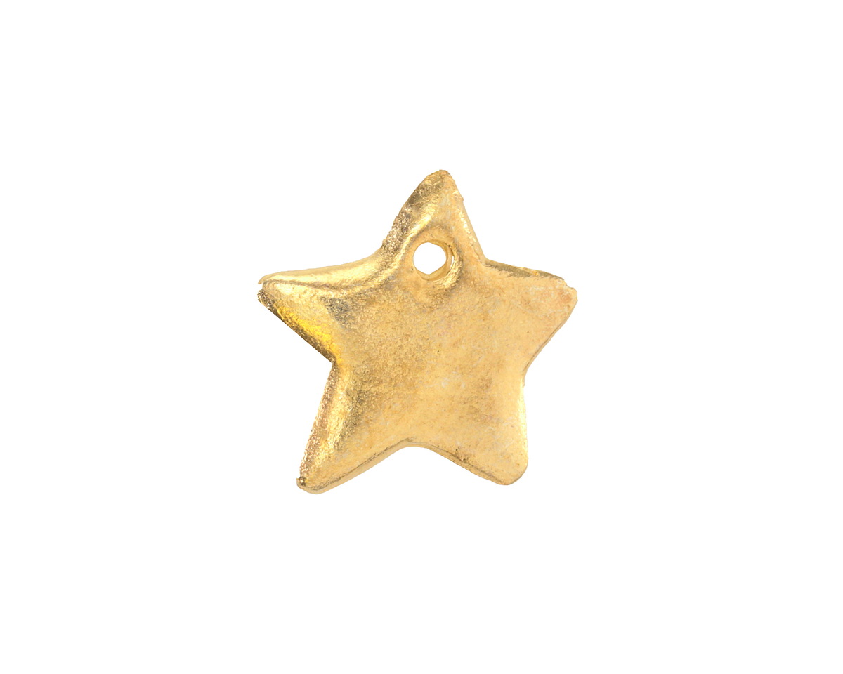 Mykonos Gold (plated) Star Drop 18mm