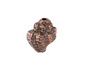 Mykonos Antique Copper (plated) Murex Shell Focal Bead 16x19mm