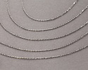 Stainless Steel Tiny Cable Chain, 1.5x1mm links, 25ft Spool