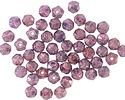 Czech Glass Bronzed Thistle English Cut Bead 4mm
