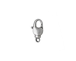 Antique Silver (plated) Swivel Lobster Clasp 14x7mm