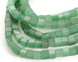Green Aventurine Cube 6mm