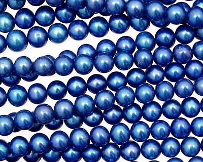 Sea Blue Semi-Round 4.5-5mm