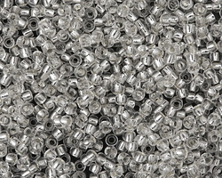 Crystal (with Silver Lining) Round 11/0 Seed Bead