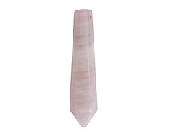 Lavender Quartz Faceted Point Focal 8x48mm