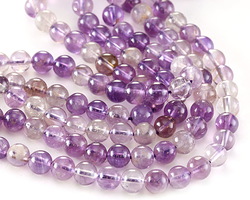 Purple Phantom Quartz Round 7mm