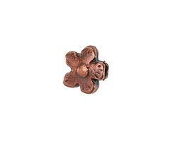 Mykonos Antique Copper (plated) Flower Bead 13mm