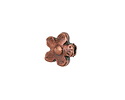 Mykonos Antique Copper (plated) Flower Bead 13mm
