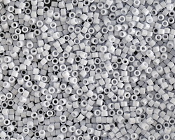 Miyuki Delica Opaque Light Gray Luster (DB0209) 11/0 Seed Bead