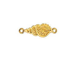 24K Gold (plated) Triton Shell Focal Link 23x8mm