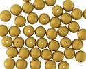Czech Glass ColorTrends: Golden Olive Round 6mm