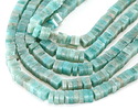 Brazil Amazonite Squaredelle 3x6mm