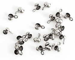 Nunn Design Antique Silver (plated) Ball Chain Crimp Connector