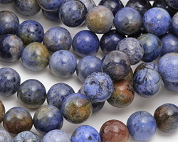 Sunset Dumortierite (rich color) Round 10mm