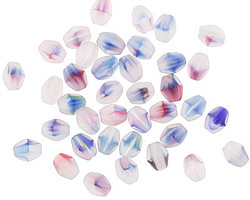 Czech Glass Matte AB Confetti Mix Pinch Bead 5x4mm