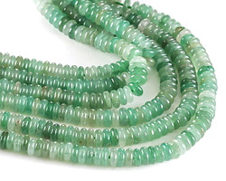 Green Aventurine Spacer Rondelle 2x6mm