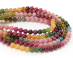 Tourmaline (AA - Ombré) Round 6mm, loop
