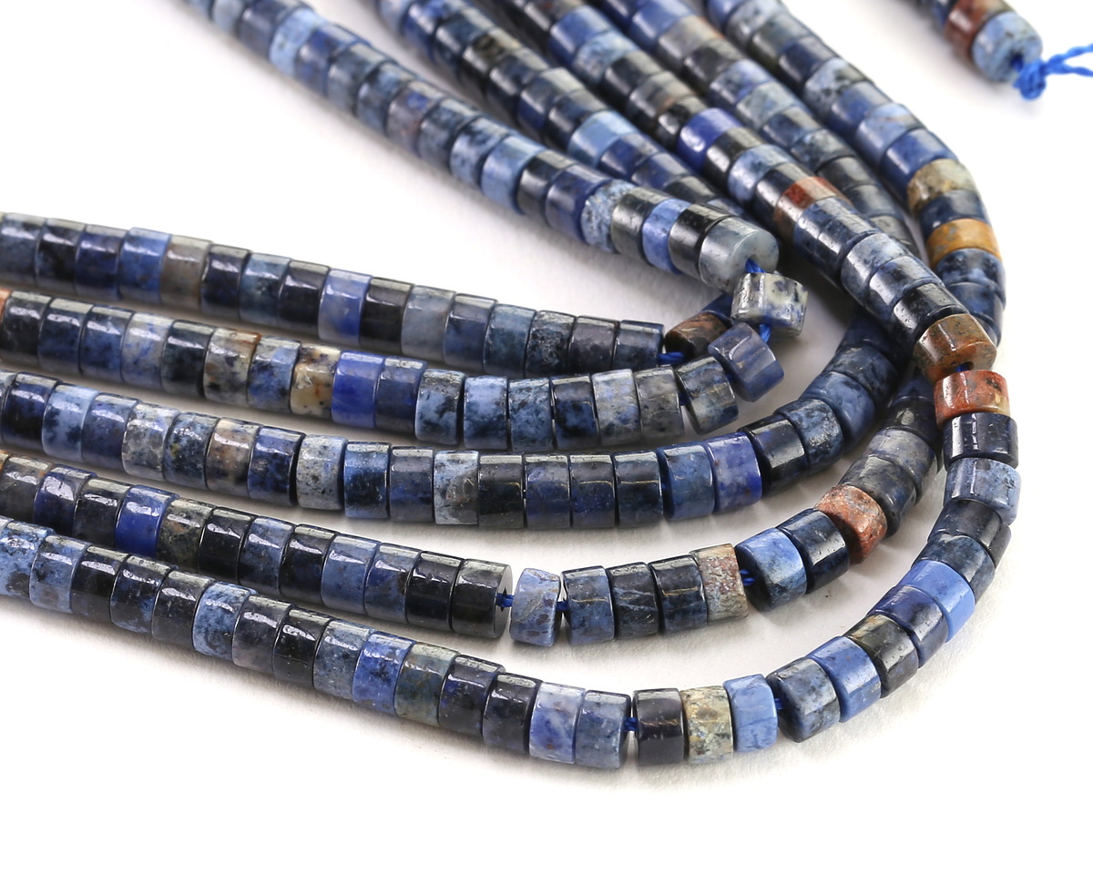 Dumortierite Heishi 2x4mm
