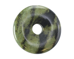 Mexican Green Jasper Donut 30mm