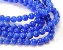 Opaque Blue Agate Round 8mm