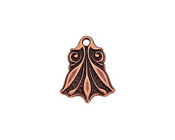 TierraCast Antique Copper (plated) Vignette Charm 14x17mm