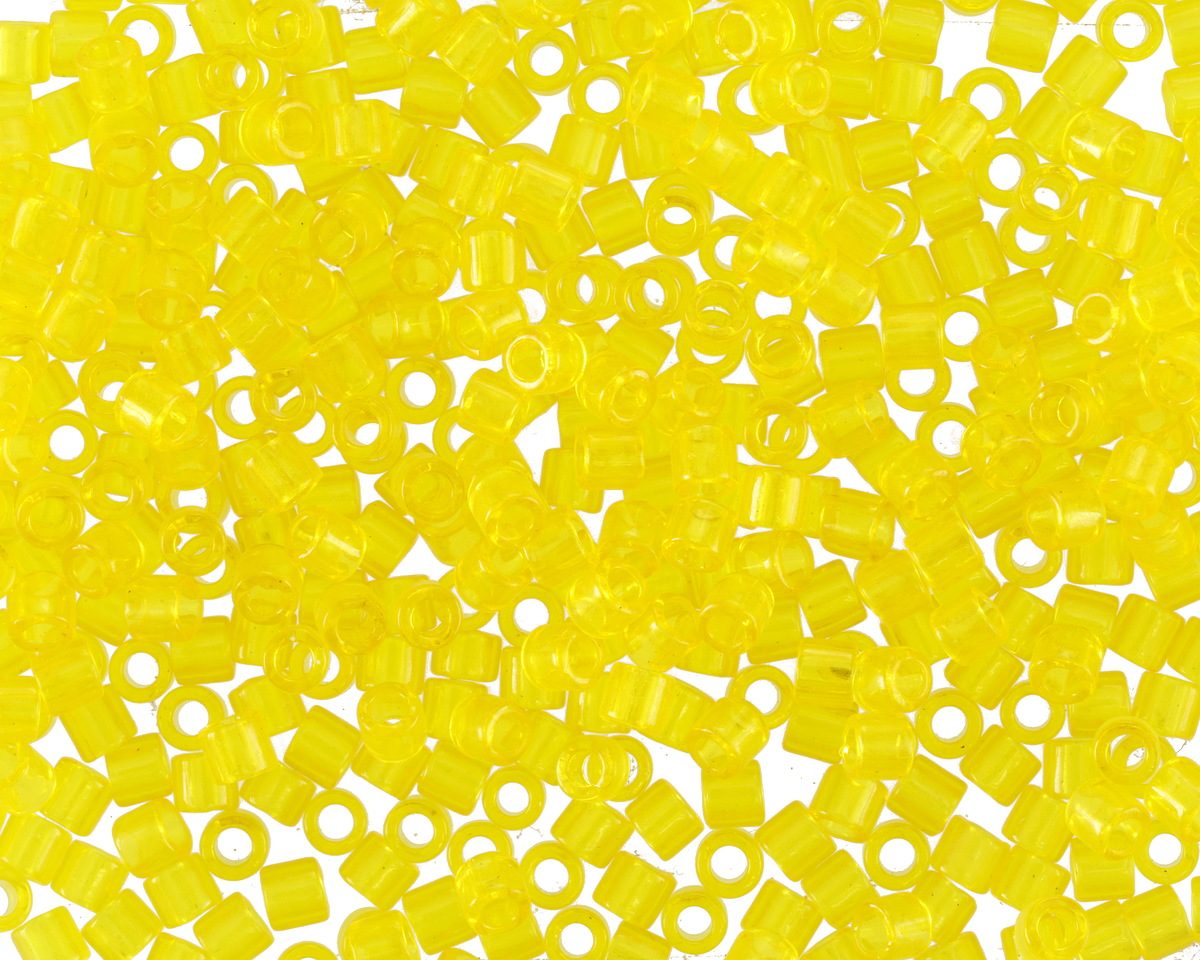 Miyuki Delica True Yellow (DBL0710) 8/0 Seed Bead