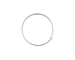 Sterling Silver Hoop Earwire 3/4"