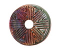 Xaz Raku Flash Geometric Lines Donut 44-46mm