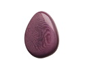 Tagua Nut Violet Flat Pebble 35-45x28-37mm