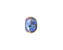 Grace Lampwork Blue-Green & Purple Borosilicate Rondelle 9x13mm