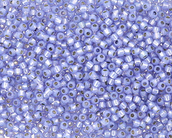 TOHO PermaFinish Milky Sapphire (with Silver Lining) Round 11/0 Seed Bead